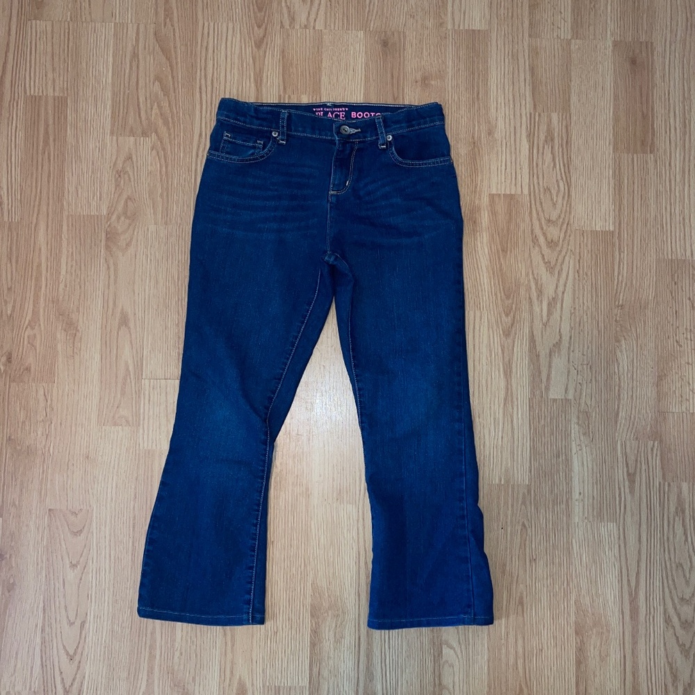 Girls The Children’s Place Bootcut Dark Denim Jeans Size 12